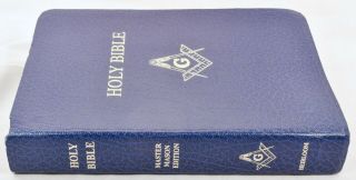 Holy Bible Master Mason Edition King James Version with Study Helps 1991 3