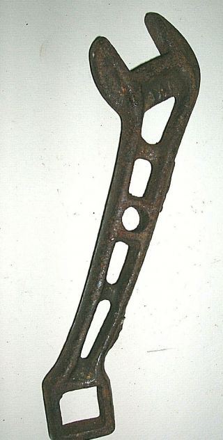 Antique Brown Manley Horse Drawn Plow Implement Wrench Old Farm 1aa
