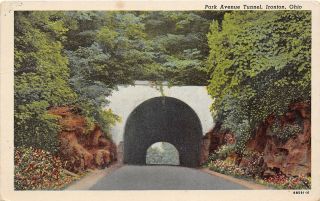 Ohio Postcard Ironton Park Avenue Tunnel Lawrence County