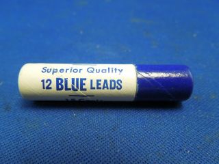 2 Tubes of Norma Quality Lead - Each Tube of 18 Medium Black,  12 Blue - Vintage 2