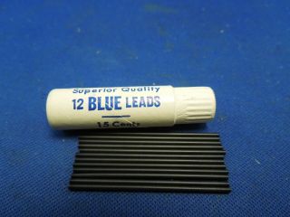2 Tubes of Norma Quality Lead - Each Tube of 18 Medium Black,  12 Blue - Vintage 4