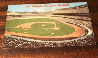 1962 Los Angeles Dodgers Baseball Stadium Los Angeles California Post Card MLB 5
