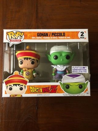 Funko Pop Animation Dragon Ball Z Gohan & Piccolo 2 Pack Funimation Exclusive