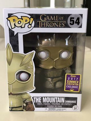 Funko Pop - Game Of Thrones - The Mountain Armoured - 2017 Sdcc -