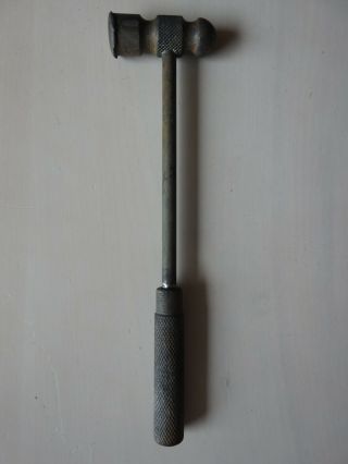 Vintage 7.  25 " All - Metal Ball Peen Hammer; 5.  1 Oz.  ; Jeweler 