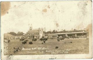 Oklahoma City,  Ok 1936 Rppc Postcard,  Pawnee Bill 