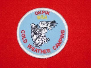 Vintage Bsa Boy Scouts Of America Patch Okpik Cold Weather Camping