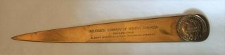 Vintage Insurance Company Letter Opener Insurance Company Of North America Pa