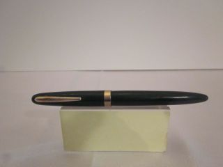 Eversharp Ballpoint Pen W/cap - Green Barrel W/gold Trim