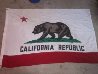 Vintage 4‘ X 6‘ California State Flag