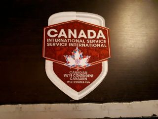 24th World Scout Jamboree Canadian Contingent International Service Team Badge