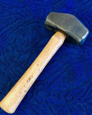 Vintage Sledge Hammer Marked Stanley 780 - 3 Lbs Made In Usa Blacksmiths Hammer