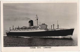 Cunard Liner - R.  M.  S.  " Carinthia "