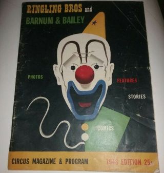 1948 Ringling Bros.  & Barnum Bailey Circus Red Skelton Bing Crosby Ads