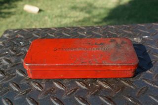 Vintage Stevens Walden SW ¼” Drive Socket Set 13 pc.  In SW Metal Box 7