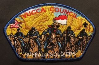 Bsa Yucca Council Tx Gila Oa Lodge 378 Patch Flap Us Army Buffalo Soldiers Csp