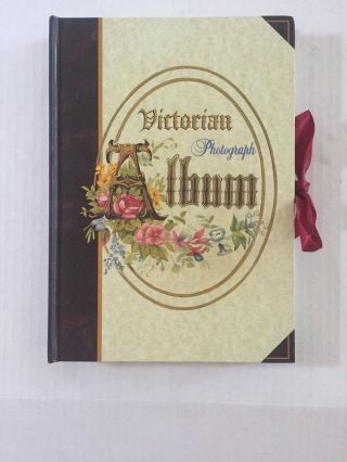 Victorian Floral Hardcover Photograph Album