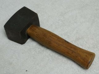 Vintage Japanese 8 " Stone Carving,  Sculpting 2 1/2 Lb.  Hammer