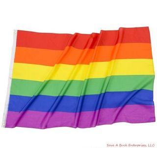 (10) Rainbow Flag 3x5 Ft Gay Pride Lesbian Peace Lgbt W/ Grommets