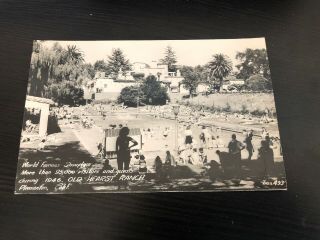 Photo Postcard - - California - - Pleasanton - - Old Hearst Ranch Showplace Swimming Pool
