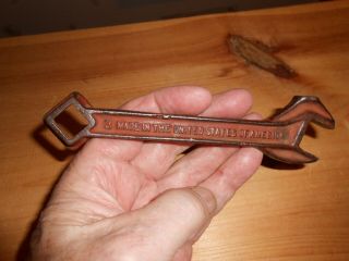 Vintage Planet Jr 3 Cast Iron Red Farm Implement Multi Wrenchmade In The Unted