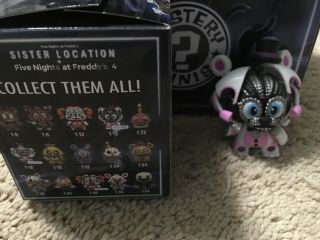 Wal - Mart Jump Scare Toy Freddy Mystery Minis Sister Location Fnaf