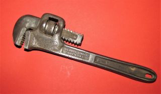 Vintage Walco 8 " Pipe Wrench - Made In Usa