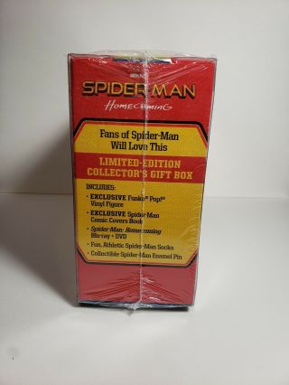 Spiderman Homecoming Walmart Exclusive Gift Box Set Funko Pop 259 2