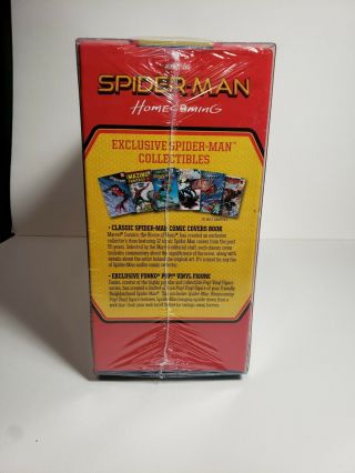 Spiderman Homecoming Walmart Exclusive Gift Box Set Funko Pop 259 4