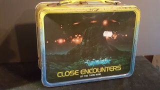 RARE Vintage 1977 Close Encounters of the Third Kind Metal Lunchbox 3