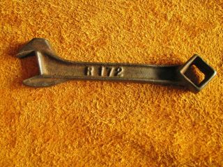Vintage Cast Iron Farm Implement,  Tractor Wrench R172 - 11/16 " & 13/16 " Sizes