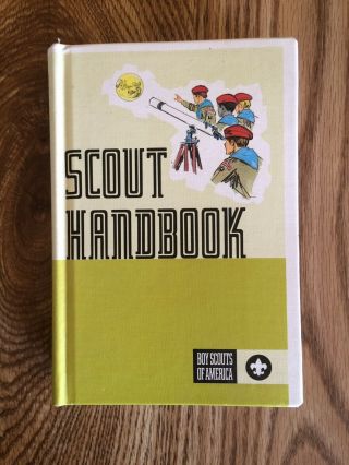 Vintage Boy Scout Handbook Hardcover 1972 Eighth Edition 3rd Printing In 1975