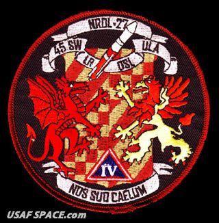 Nrol - 27 Delta Iv H - Ula Launch Usaf Classified Satellite Mission Patch