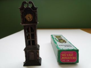 Die - Cast Metal Miniature Grandfather Clock Sharpener Antique Finish.