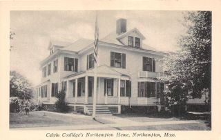 C21 - 2343,  Calvin Coolidge Home Northampton Massachusetts.