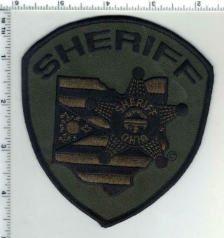 Sheriff (ohio - Statewide) Subdued Shoulder Patch - In Use Since 1997