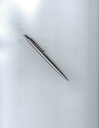 Vintage Parker Classic Stainless Steel & Chrome 0.  5 Mm Mechanical Pencil