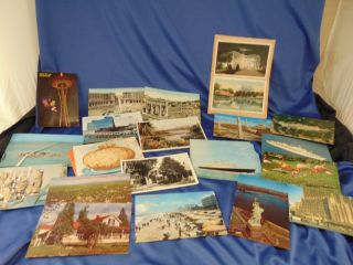 Vintage Postcards 25 Usa Ireland Rome Istanbul Canada Key West Ny Ocean City Md