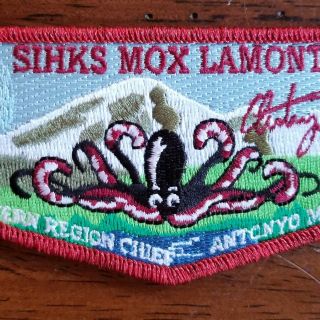 Sikhs “sihks” Mox Lamonti Lodge 338 2019 Oa Western Region Chief Error Flap