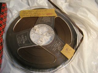 Feb 20 1962 Col.  John Glenn Astronaut Mercury 7 " Tape Reel Reel Scotch Recording