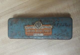 Britain Tool Company " None Better " Socket Set With Metal Case
