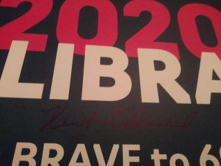Kirsten Gillibrand 2020 President Candidate SIGNED POSTER AUTOGRAPHED PLACARD 2