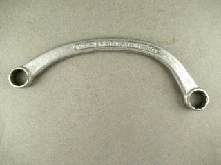 Vintage - V - Craftsman Curved Starter / Manifold Wrench 1/2 X 9/16 12 Point