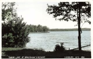 Vintage Rppc Tabor Lake At Bradshaw 