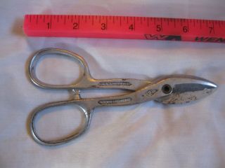 Vintage Diamalloy Deluth Ds - 7 Shear Metal Tin Snips Cutters