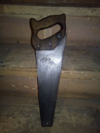 Vintage Stanley 14 Inch Back Saw Hand Saw