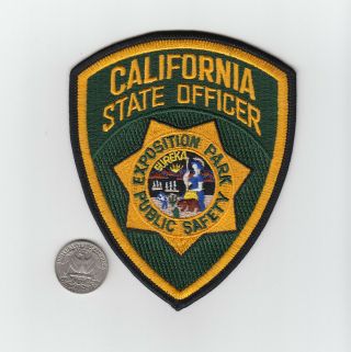 Obsolete California Exposition Park Police Patch Public Safety Los Angeles Co.