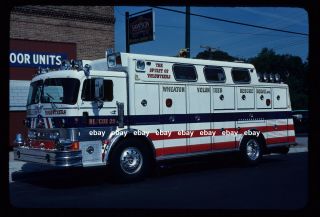 Wheaton Vrs Md 1971 Imperial Providence Rescue Fire Apparatus Slide