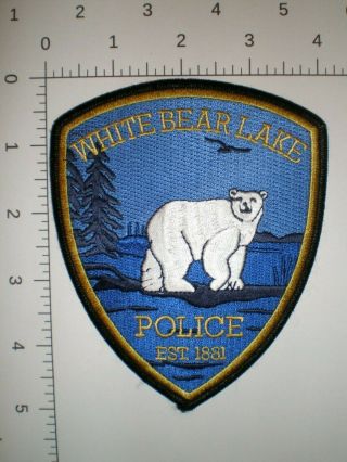 Mn Minnesota Minn White Bear Lake Police Patch