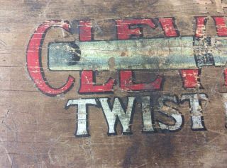 Vintage Antique Tool Box Cleveland Twist Drill Co.  Wood Old Bit Holder 2